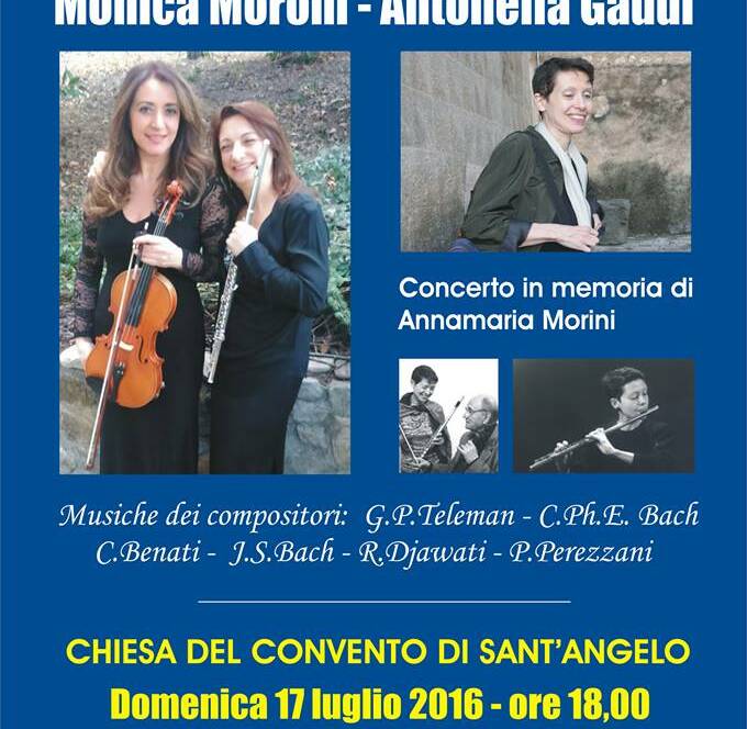 concerto per Annamaria Morini - Monica Moroni flautista